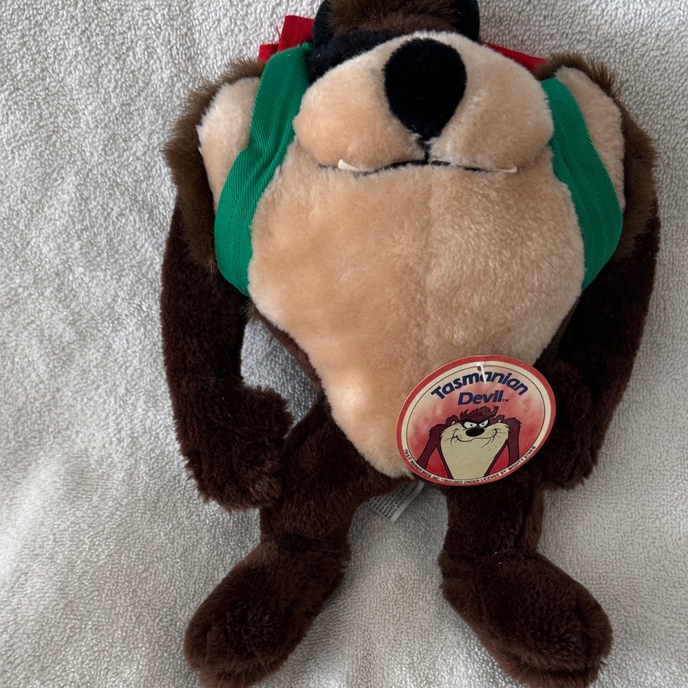 Warner Bros. Tasmanian Devil Plush - Brown and Green